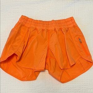 lululemon athletica Bright Orange  Tracker short 4